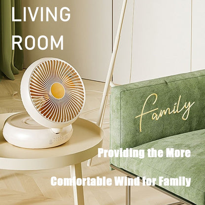 Table Fan, Rechargeable Remote Control Fan With Auto Oscillation 90 Foldable Ultra Quiet 4 Speeds Wind, Portable Air Circulator Fan,Hang Hook, USB Wall Fan For Bedroom Office Kitchen