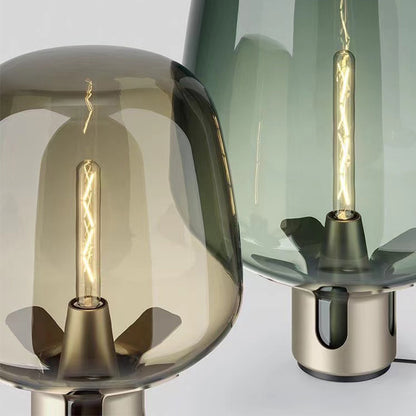 Lampe de bureau en verre décorative pour salon de haut niveau