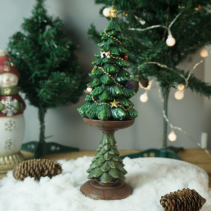 Decoración del árbol de Navidad para el hogar, manualidades de resina