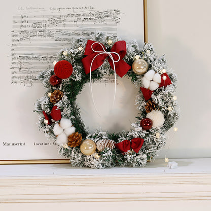 Home Small Desktop Ornament Christmas Decoration Wreath