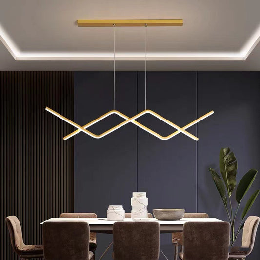 Very Simple Long Line Chandelier