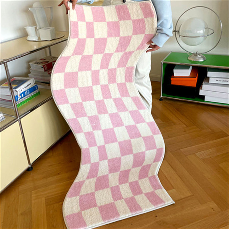 Modern And Stylish Irregular Checkerboard Rug