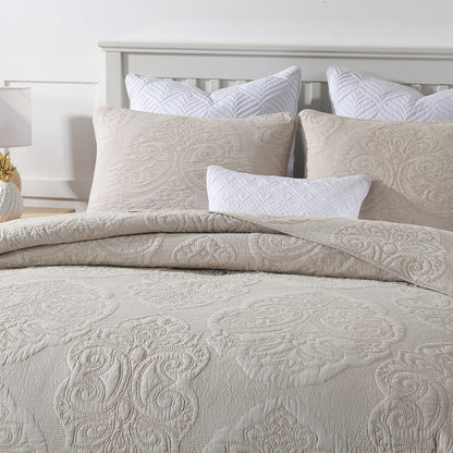 Bed Cover Three-piece Quilted Sheets