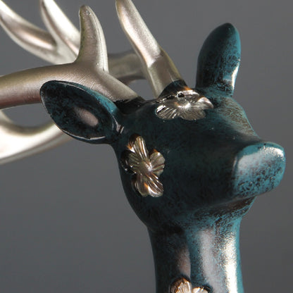 Wine Cabinet Decoration Sika Deer Ornaments