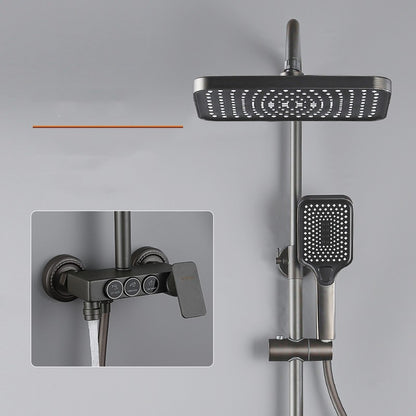 Pressurized Shower Head In The Home Bathroom