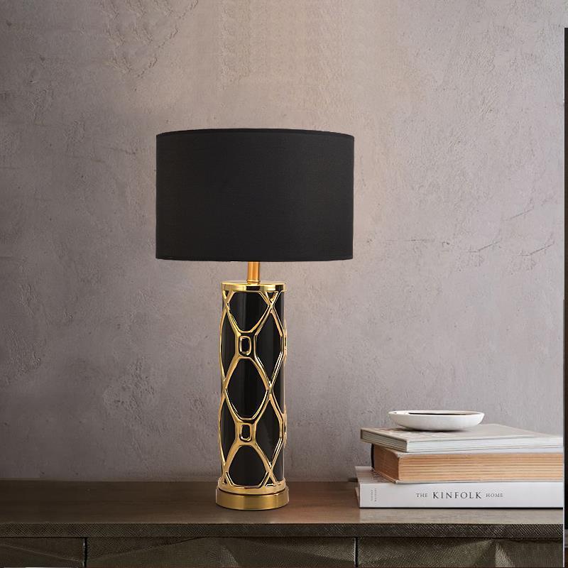 Hotel American Living Room Household Ceramic Lamp