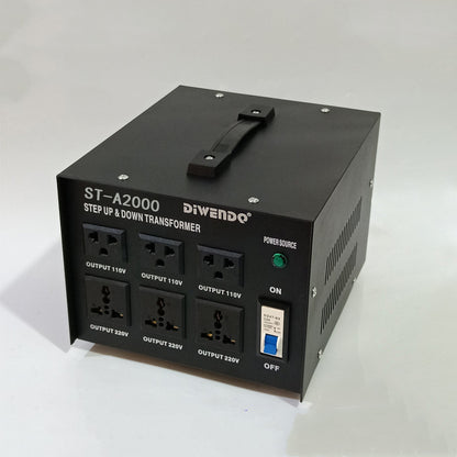 Transformador elevador y reductor de fuente de alimentación de 220 V a 110 V