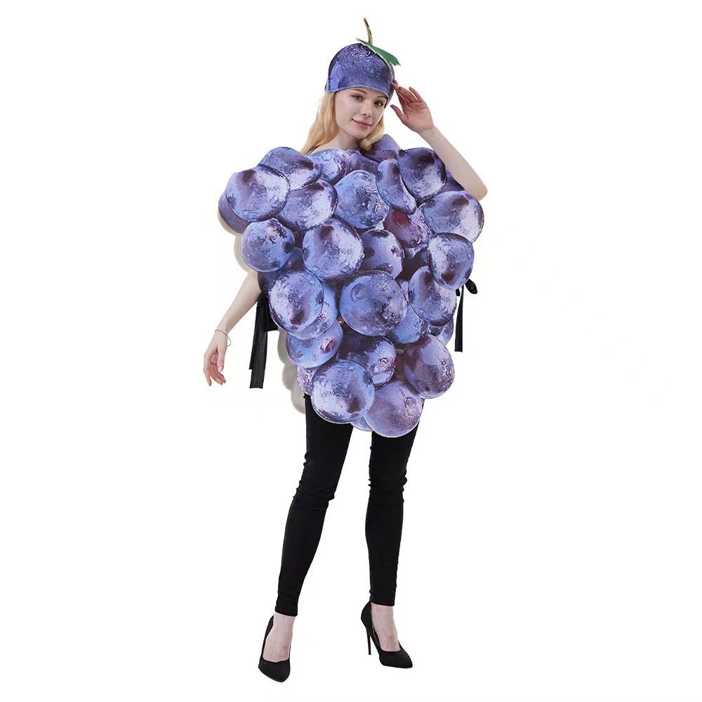 Vêtements de cosplay de scène d'Halloween Combinaison de fruits de jeux de sport