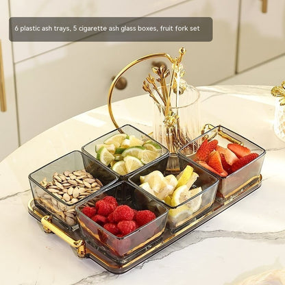 Assiette de fruits, salon, Table basse, boîte de rangement domestique