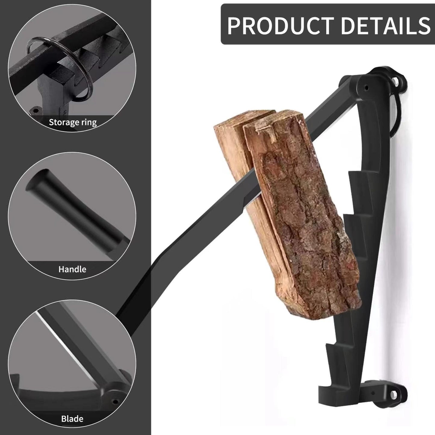 Hanging Carbon Steel Firewood Chopping Machine