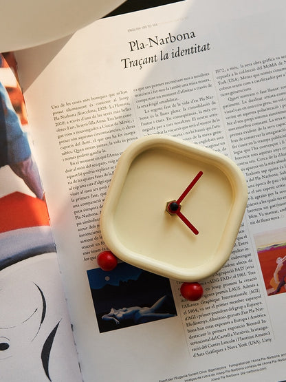 Horloge de Table en bois, jolie décoration de Table pour salon, chambre à coucher