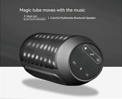 Bluetooth Wireless Speaker EXTRA BASS Audio Cool Colorful LED Light