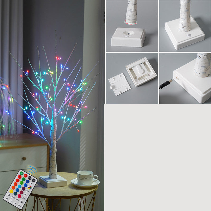 Lampe Led en saule, décoration de scène de fête de noël, maison