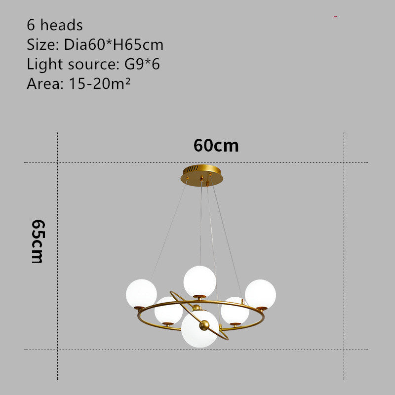 Candelabro de moda creativo con personalidad de comedor infantil minimalista moderno