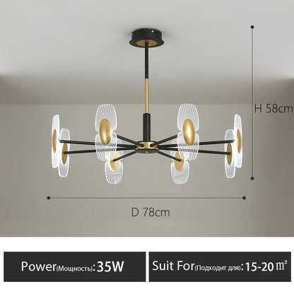 Lampe d'étude nordique créative atmosphère dorée