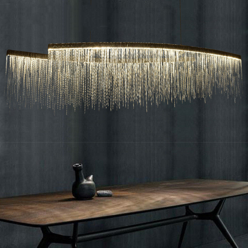 Post Modern Simple Atmosphere Tassel Lamp Nordic Living Room