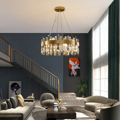 Crystal Chandelier Living Room Lights Simple