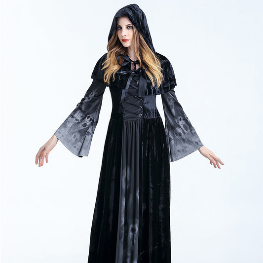 Robe de vampire pour femme à la mode pour Halloween