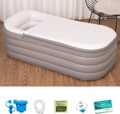 Full Body Folding Inflatable Bathtub For Adults