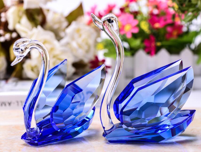 Crystal Swan Home Decoration Crafts