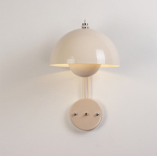 Lampe murale nordique minimaliste moderne créative en forme de bouton de fleur