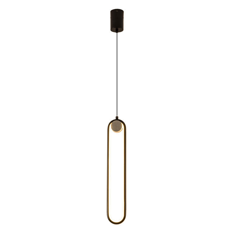 Lustre de chevet ovale minimaliste nordique