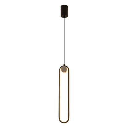 Lustre de chevet ovale minimaliste nordique