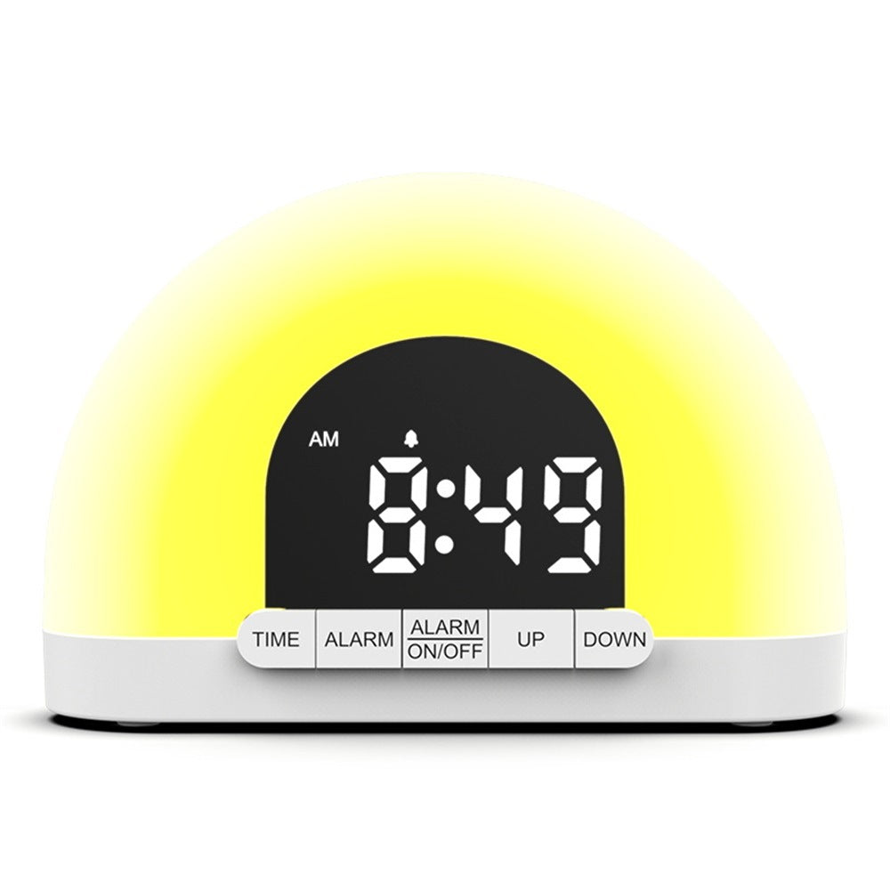 Wake-Up Light Simulated Sunrise Electronic Alarm Clock lamp