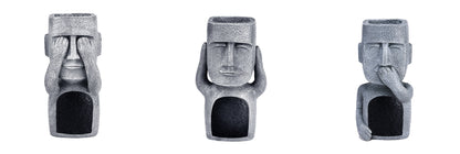 Home Geometric Leisure Resin Ornaments Courtyard Home Design Easter Island Decoration