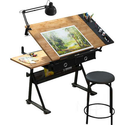 Premium Adjustable Drafting Drawing Table Desk Board