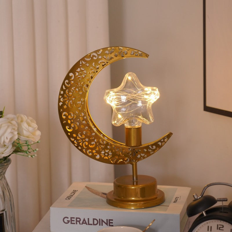 Lampe à modeler LED personnalité créative fer lune