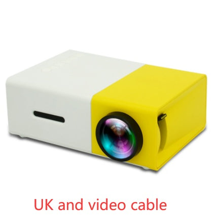 Proyector portátil 3D Hd Led cine en casa cine compatible con HDMI proyector de Audio Usb Yg300 Mini proyector