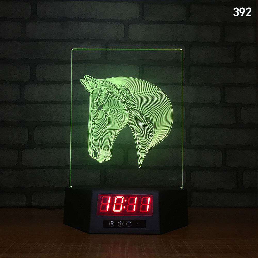 Explosion electronic products glowing dolphin 3d night light creative gift led wireless charging table lamp