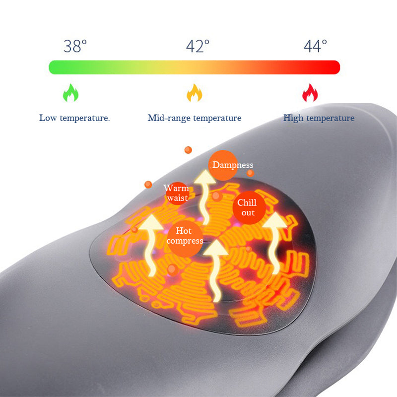 Airbag eléctrico, masajeador de cintura de pulso de baja frecuencia, masaje de vibración, soporte Lumbar para aliviar la fatiga de la cintura