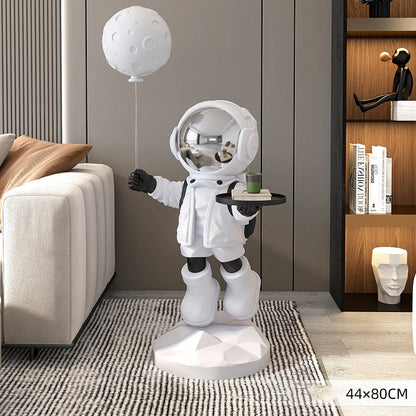 Adorno de muebles de salón de astronauta de aterrizaje grande