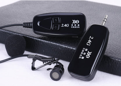 2.4G lavalier wireless microphone live broadcast