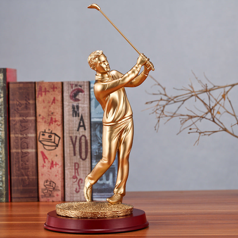 Creative Home Resin Golf Character Decoration