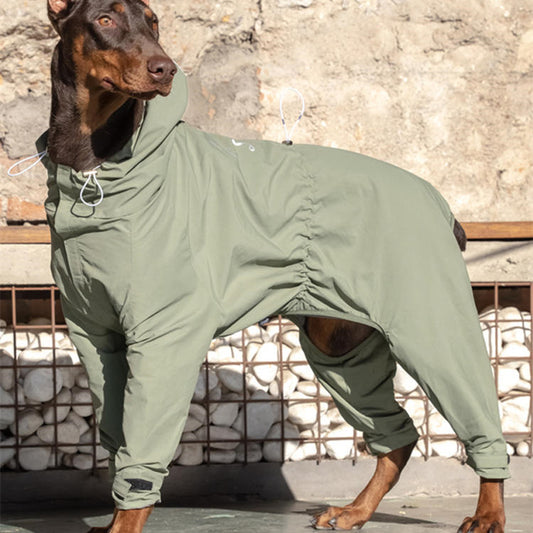 Animal de compagnie moyen et grand Shiba Inu à quatre pattes une pièce outillage costume d'alpinisme en plein air vêtements d'assaut décontractés