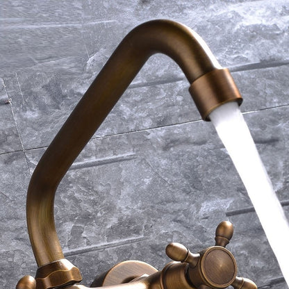 Bathroom Wall Type Basin Faucet European Style