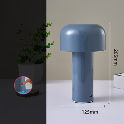 Metal Mushroom Touch Creative Bedroom Bar Table Decoration Atmosphere Charging USB Night Light