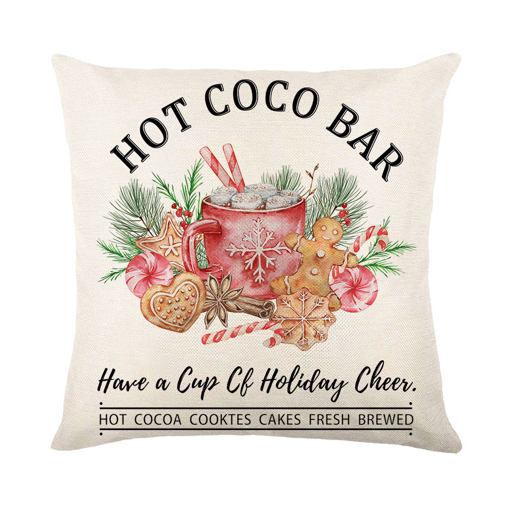 Christmas Combination Pillow Cover Home