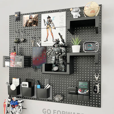 Perforation-free Shelving On Cavity Panel Wall Storage Shelf Decoration Frame