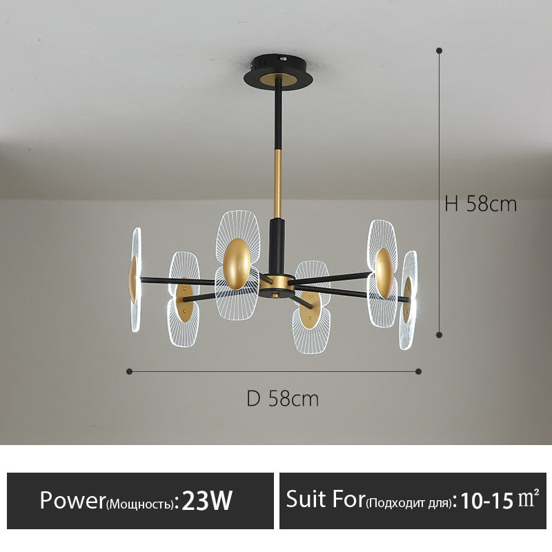 Lampe d'étude nordique créative atmosphère dorée