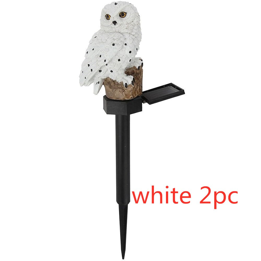 Vente chaude hibou lumière solaire avec LED solaire extérieur lumière solaire lampe solaire lumière de jardin solaire