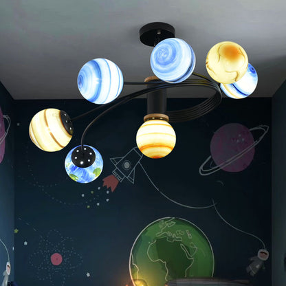 Children's Room Bedroom Creative Cartoon Universe Personality Lighting