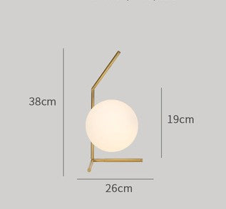 Intrinsic Color Of Copper Bedroom Bedside Creative Simple Table Lamp