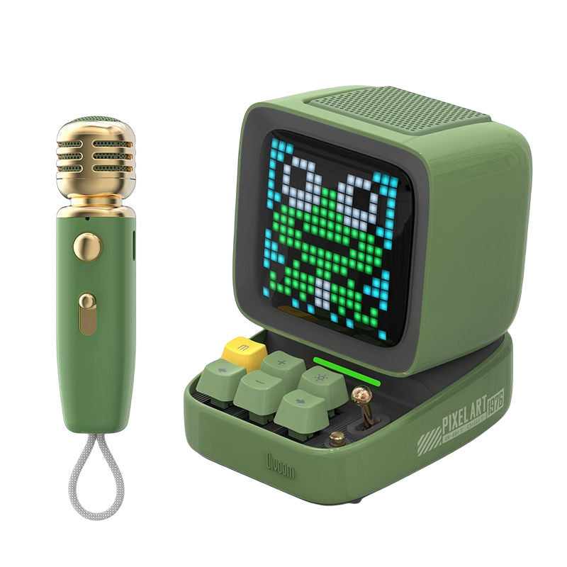 Mini Portable Pixel Vintage Speaker