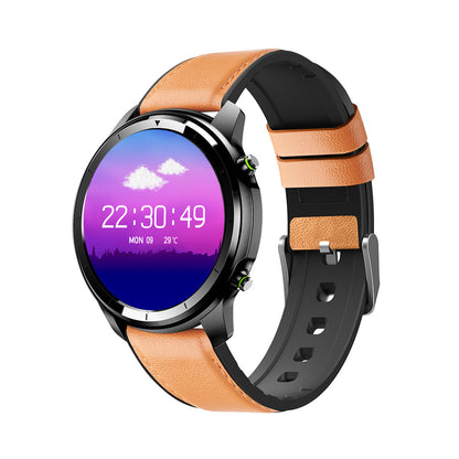 Full circle full touch high-definition IPS color screen multi-function heart rate smart watch