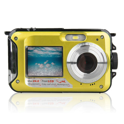 Dual-screen waterproof HD digital camera