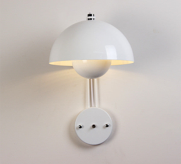 Lampe murale nordique minimaliste moderne créative en forme de bouton de fleur